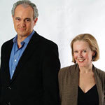 Jim Braude (NECN) @jimbraude and Margery Eagan (The Boston Herald) @margeryeagan.