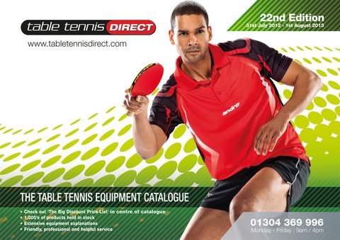 Table Tennis Direct, established in 1991 are a dedicated business specialising in the sport of table tennis and are recognised for our excellent service.