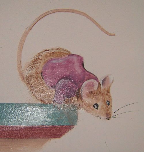 artist who loves to paint anything that isn't nailed down.