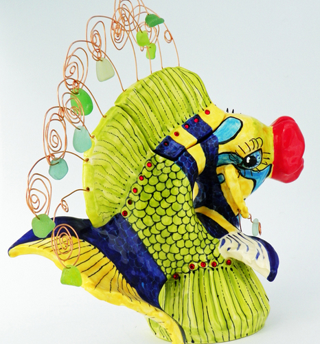 Ceramist and potter making funky functional and sometimes whimsical pieces that are inspired by nature.