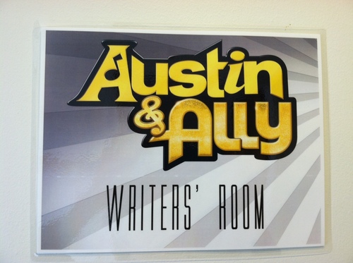 We are the writers of Disney's Austin & Ally.  We write, they rock.