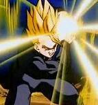 An energy wave attack created by Master Roshi. Hands are cuffed to the side gathering energy, and a beam is released when thrusted foward.