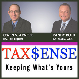 Tax$ense: Keeping What's Yours is a weekly radio program airing every Saturday at 12 P.M. PT on 1380 AM KTKZ. Hosts: @OwenArnoff & @RothRandyEA