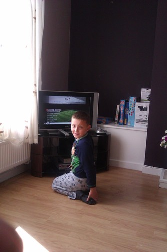 I like playing on my xbox 360 and like going out with mum and dad like going on bike rides with dad and am age 8