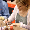 Mixed media artist working it out with all kinds of mediums. Pens, papers, paints, pastes and more. Tell me. Is mixed media & scrapbooking really different?