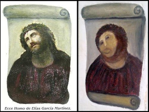 ceciliaecce's profile picture. The first, original and RESTORED Ecce Homo. Fan of genius Cecilia Gimenez