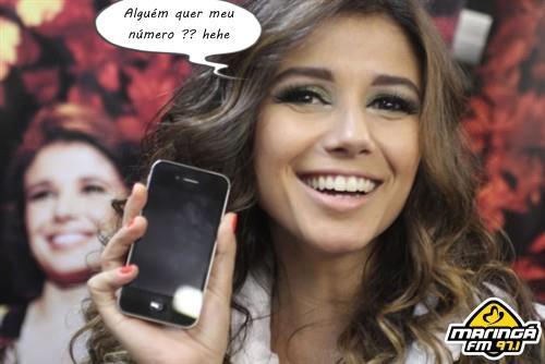 Ator Mirim, e apaixonado pela cantora Paula Fernandes!