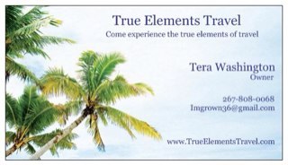 TrueElementsTra's profile picture. True Elements Travels can help you meet all your travel needs. From booking a business trip, family reunion or relaxing on beach with drink. Come check us out.