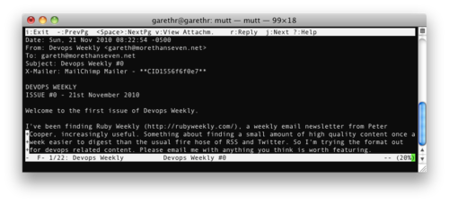 Devops Weekly Profile