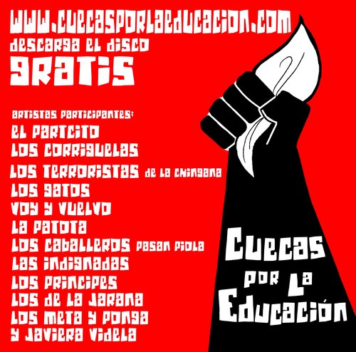Cuecas por la educación. Un disco de cuecas en apoyo  a todos los que buscan educación gratuita y de calidad. Descarga gratuita en https://t.co/G5tOXRUlSl