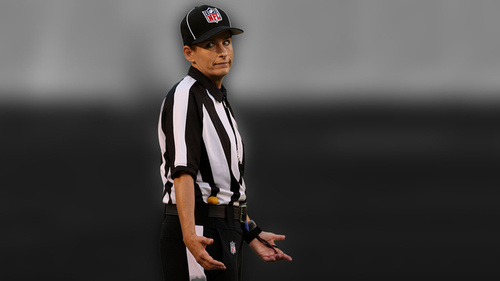 Administering the rules and regulations on football's biggest stage! Well, trying to.
