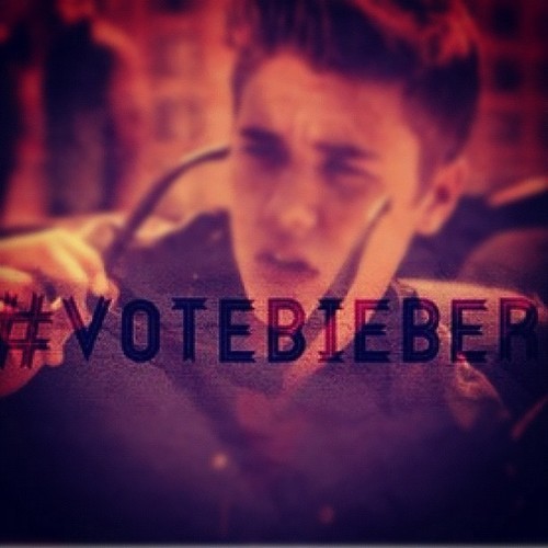 #votebieber