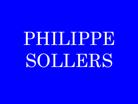 ALERTE au faux compte : @Ph_Sollers !  COMPTE OFFICIEL : @PhilippeSollers
