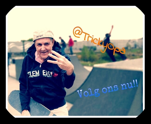 Volg ons voor de leukste en grappigste tweets in je TL/ 100% Retweetbaar/ Official tag #TrickyOpa/ 22-6-2012/instagram TrickyOpa