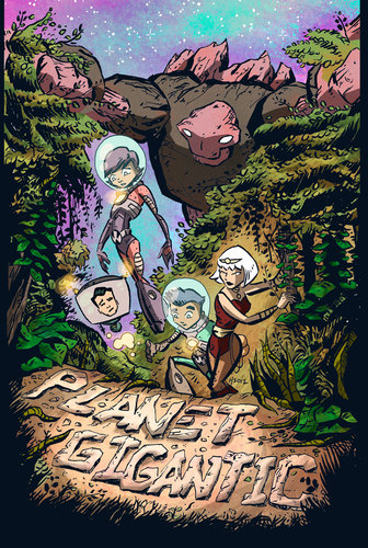 Planet Gigantic! Available NOW from @actionlab. Story by @egrissom Art by @MrHalvorson.