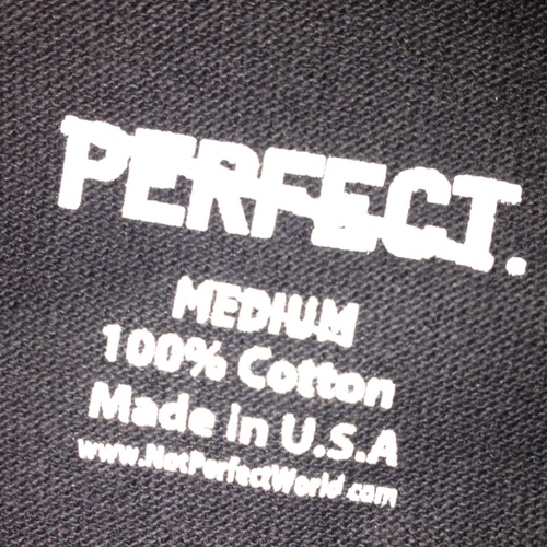 NotPerfectTees's profile picture. Clothing brand. Story of your life.
