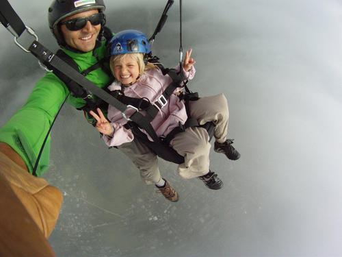 Tandem paraglider flights, 25 years flying, 6000+ flights in Chamonix valley. Fully qualified, highly experienced, English speaking instructors. All year round.