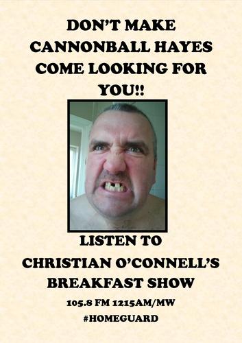 Christian O'Connell's Caporegime  for #OneLastGame. Puncher of the Posh, Terminator of the Toffs and part time lollipop man!