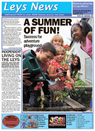 Leys News is a FREE monthly community newspaper for Blackbird Leys and Greater Leys in Oxford. It is part of the Community Media Group.