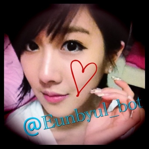 あにょはせよ～^^* GangKizのウンビョルbotです！ 안녕하세용 조은별입니당^^* 88line11月3日　誕生日~♪* follow→@ BYE-BYE→block Sorry.Im not realy eunbyul. 本人様→@eunbyul88 第1号!ω Since:2012*0904