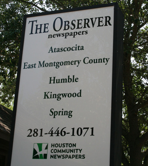 I'm a newspaper covering the communities of Humble, Kingwood, Atascocita, East Montgomery County and Spring