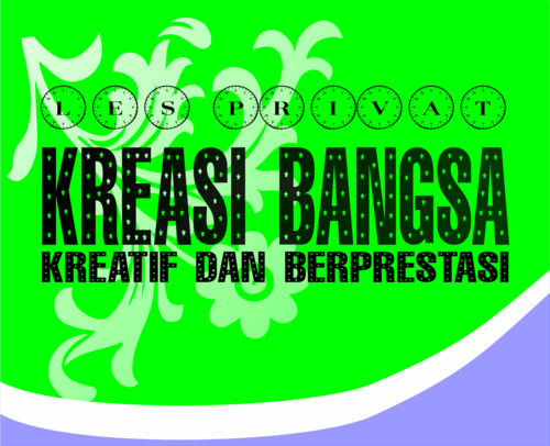 Kreasibangsa's profile picture. Les Privat Kreasi Bangsa. Bersama kami berkreatif dan berprestasi.