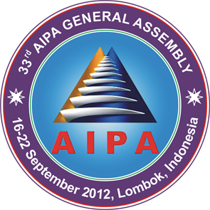 The Official twitter account of The 33rd General Assembly of ASEAN Inter-Parliamentary Assembly hold in Lombok 16-22 Sep 2012.