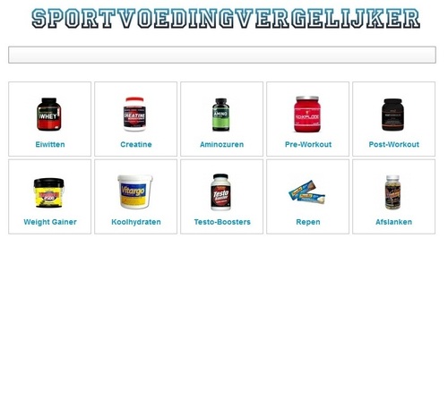 Sportvoedingvergelijker.nl biedt een handige en gratis service waarbij je sports nutrition en prijzen gemakkelijk met elkaar kunt vergelijken.