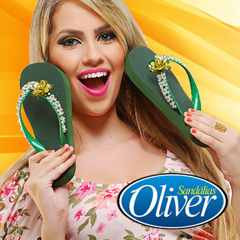 Somos uma franquia virtual autorizada das Sandálias Oliver, empresa especializada em bordados de sandálias.