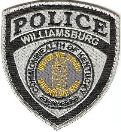 Official page of the WIlliamsburg Police Department. Williamsburg, Kentucky.