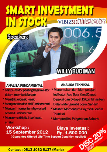 vbzsecuritiesac's profile picture. Vibiz Securities Academy tempat  pelatihan saham bagi para pelaku investasi. Info hub: (021) 6336348 ext: 110 (dengan bagian sekuritas.)