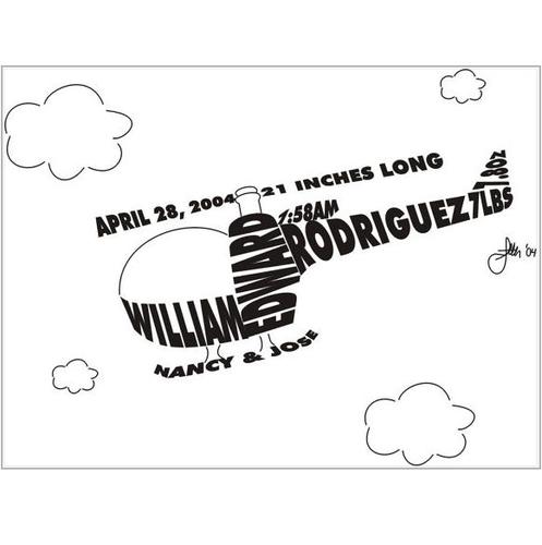 Graphic artist who likes to play with words to make personalized prints in an art form called typography from Lexington, KY.