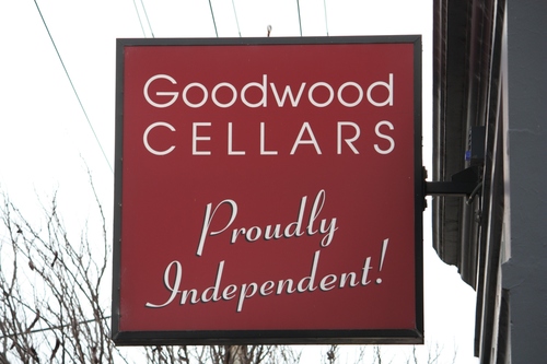 Keep up to date on what's flowing on the Goodwood Cellars Growler tap!