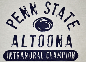 Official site of Penn State Altoona Department of Recreation. Includes updates about: Intramural Sports, Club Sports, Athletic Facilities & Fitness.