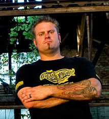 Co-owner of Strange Motion Rod and Custom. A BMXer and owner of Strange Motion/Kicker BMX Team Auto Race announcer, Former Host of Search & Restore on Spike TV