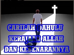 Bekerjalah dengan kebenaran dr Tuhan