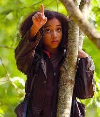 Im Rue from The Hunger Games,Dis. 11,I can climb trees very well & run fast! I helped Katniss escape from Cato,Clove,Glimmer,& Peeta! BFF: @Clovely_Knives_