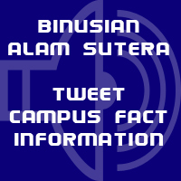 binusian_alsutt's profile picture. This Account Binus Alam Sutera,information will publication in here.
