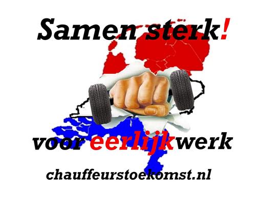 DOELSTELLING CHAUFFEURSTOEKOMST.NL
Verbeteringen van onze arbeidsvoorwaarden, en een pensioen dat niet verder word uitgekleed.