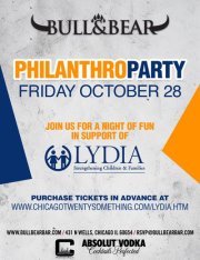 Philo_Chicago's profile picture. We host events, invite everyone we know, and donate our proceeds to people and organizations that we believe make a positive difference in the world!