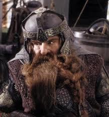 I am Gimli, Son of Glóin. I am the lord of the Glittering Caves and I love my axes and high-class booze!