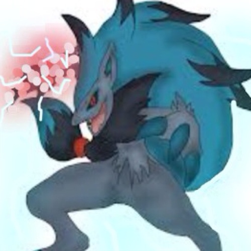 Shiny female zoroark, went through a lot lately... My right arm is gone. I am recovering. Trainer is @PrideOfJohto , LV 30 #RP