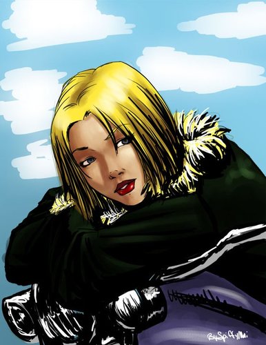 Are you ready? I'm Mary Ryan. I'm a private detective, lover, and a fighter. I love Terry Bogard, Anton, beer, and my friends. Hey!