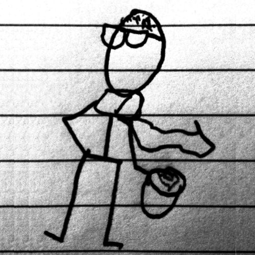 Chases dragons. Drawn by a wizard. It's been real.