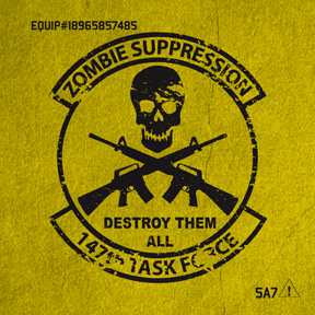 We provide high quality Zombie themed apparel and accesories for the most elite Zombie Destroyers on the planet.
