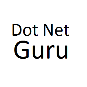 DotNetGuruG's profile picture. This page will provide usefull information related to Microsoft Technologies.