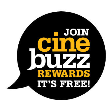 Sign up to Cine Buzz Rewards our exciting membership programme that rewards you for doing what you love best - going to the movies!