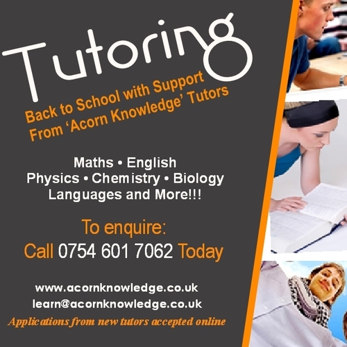 Tutors for Maths English Science Physics Chemistry Biology Languages ICT  + most other subjects - Belfast and throughout Northern Ireland http://t.co/fbvnCxkSeF