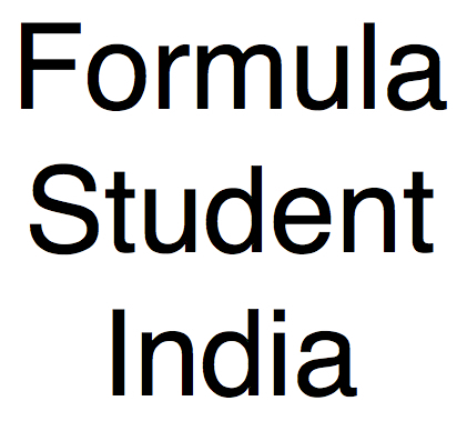 indianfs's profile picture. Automotive engineering design competition in India.