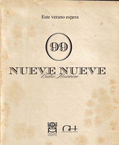Nueve Nueve Bistro Mexicano abre sus puertas en el barrio mas bonito de la Ciudad de Mexico, La Roma, dentro de Casa Lamm. Tel. 52075494 52259795 y 52259796.